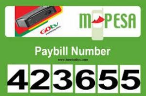 GOtv Kenya Payment via M-PESA