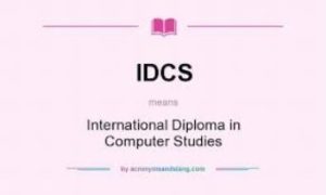 International Diploma in Computer Studies