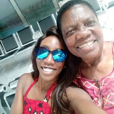 Yvonne Okwara and her mother