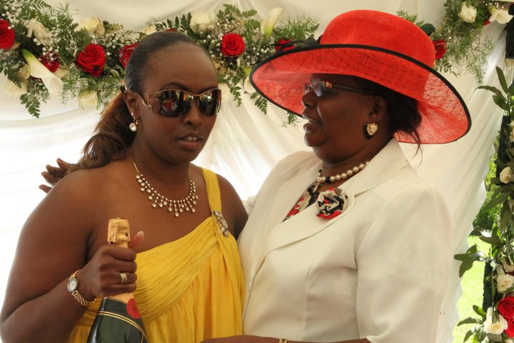  Caroline Mutoko and her mother 