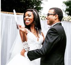 Adelle Onyango and her Husband