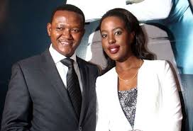 Alfred Mutua and his wife