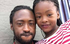 J Blessing and his daughter